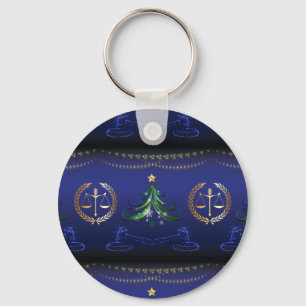 Lawyer Julgran Elegant Nyckelring