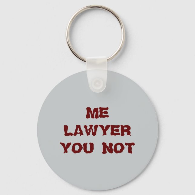 Lawyer Keychain Nyckelring (Framsida)