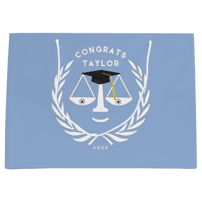 Lawyer Law School Grad Large Gift Bag (Framsidan)