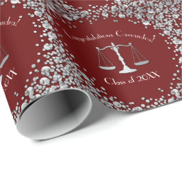 Lawyer Law School Maroon Silver Studentfest Presentpapper