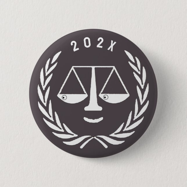 Lawyer Law School Studenten Button Knapp (Framsida)