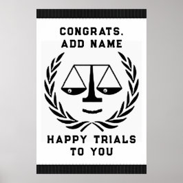 Lawyer Law School Studenten Poster
