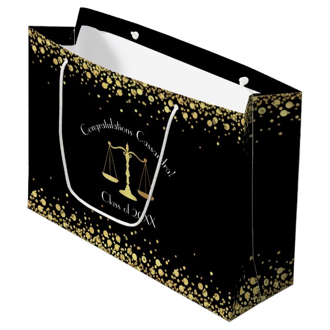 Lawyer Law School Studentfest Black Guld (Framsidan Vinklad)