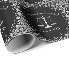 Lawyer Law School Studentfest Black Silver Presentpapper