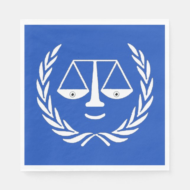 Lawyer Law School Studentfest Napkins Pappersservett (Framsidan)