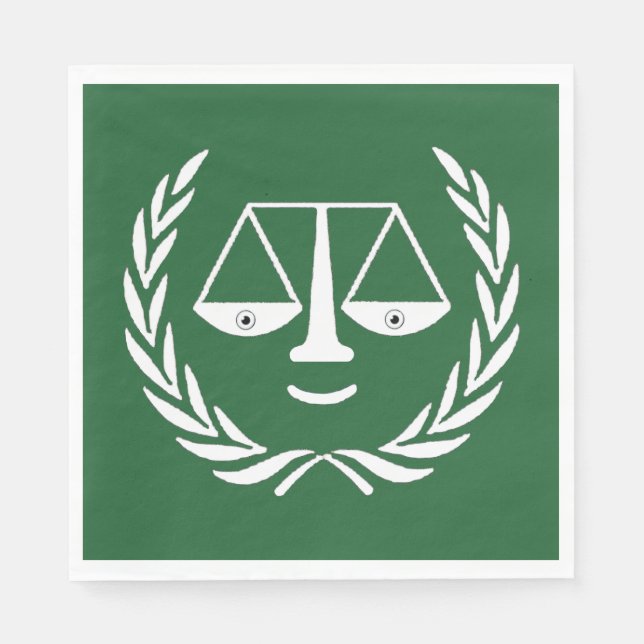 Lawyer Party Napkins Pappersservett (Framsidan)