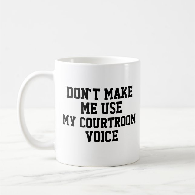 Lawyer Personlig Coffee Mugg (Vänster)