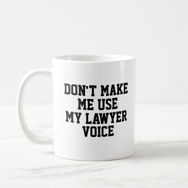 Lawyer Personlig Coffee Mugg (Vänster)