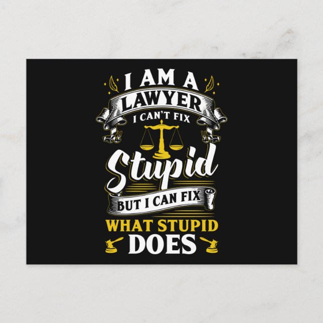 Lawyer Say Vykort (Framsida)