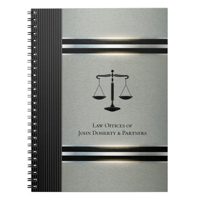 Lawyer | Skalor Anteckningsbok (Framsidan)