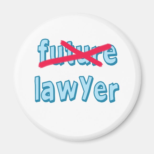 Lawyer Studenten Products Magnet (Framsidan)