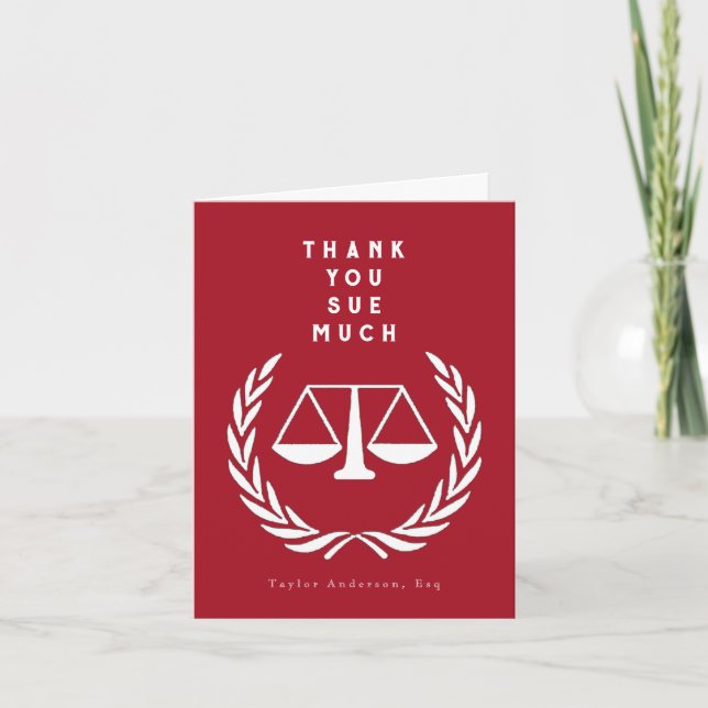 Lawyer Tack Kort (Framsida)