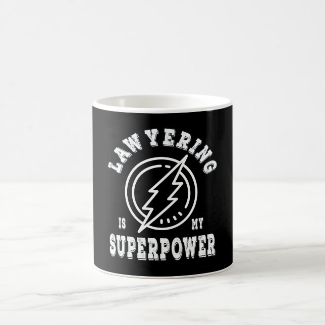 Lawyering är min supermakt kaffemugg (Center)