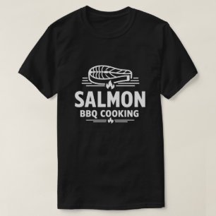 Lax BBQ-kokning Sjöfödsgrill T Shirt
