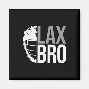 Lax Bro Funny Lacrosse Player Boy Kids Magnet