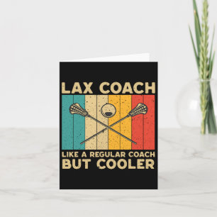 Lax Coach Vintage Lacrosse Lax Coach Kort