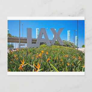 LAX-flygplatssignatur Vykort