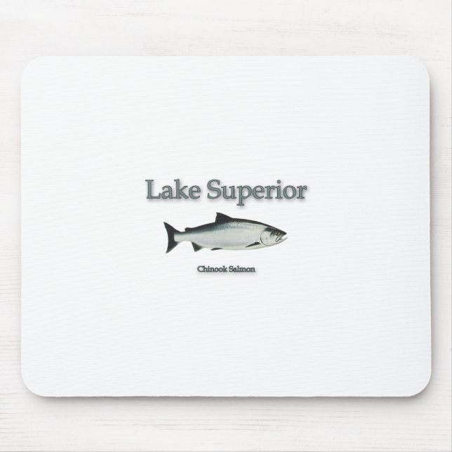 Lax för Lake Superior Chinook (kung) Musmatta (Framsidan)