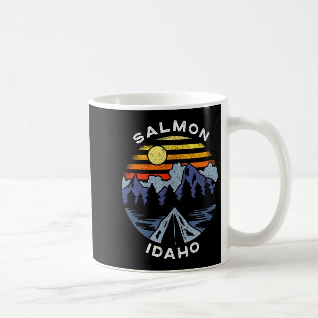 Lax idaho berg semester camping souvenir  kaffemugg (Höger)