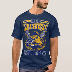 Lax Klubb Team Player Coach Fläkt Coacher Lacrosse T Shirt