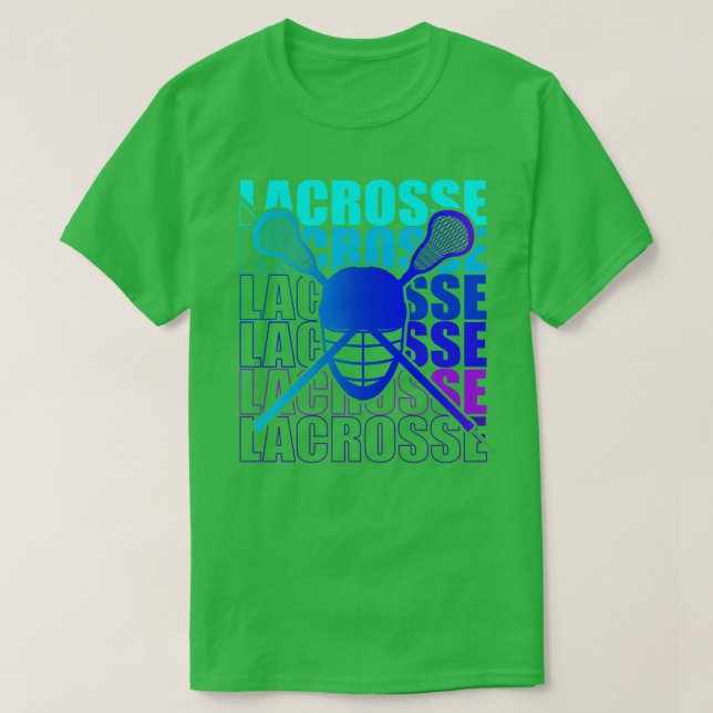 Lax Klubb Team Player Coach Fläkt Coacher Lacrosse T Shirt (Design framsida)
