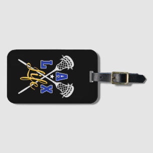 LAX Life/Anpassningsbar Färg/Personlig Lacrosse Bagagebricka