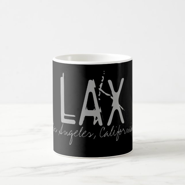 LAX Los Angeles Airport Typography Kaffemugg (Center)