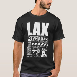 LAX Los Angeles Internationell flygplats T Shirt