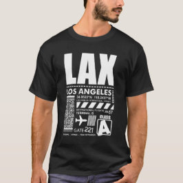 LAX Los Angeles Internationell flygplats T Shirt