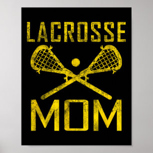Lax Mamma Lacrosse Mamma Favorite Player Mors dag Poster