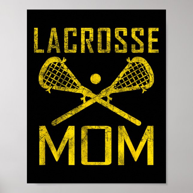 Lax Mamma Lacrosse Mamma Favorite Player Mors dag Poster (Framsidan)