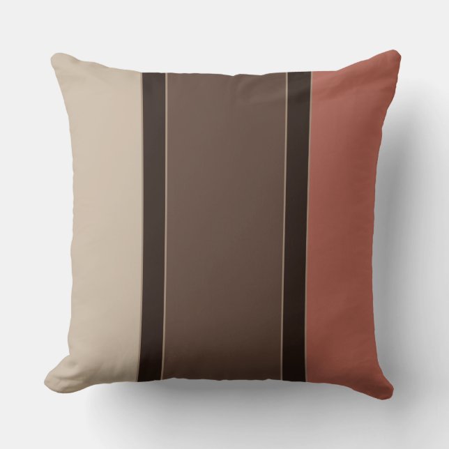 Lax och kaffe Rand Kudde (Framsida)