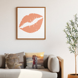 Lax Orange Läppstift Poster