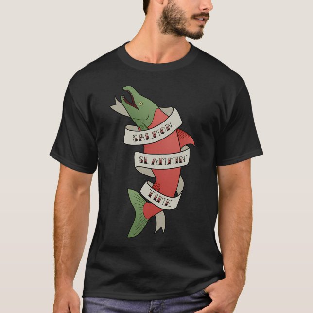 lax smackande tid t shirt (Framsida)