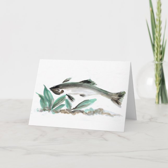 Lax Sumi-e Kort (Framsida)