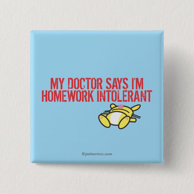 Läxa Intollerant Knapp (Framsida)