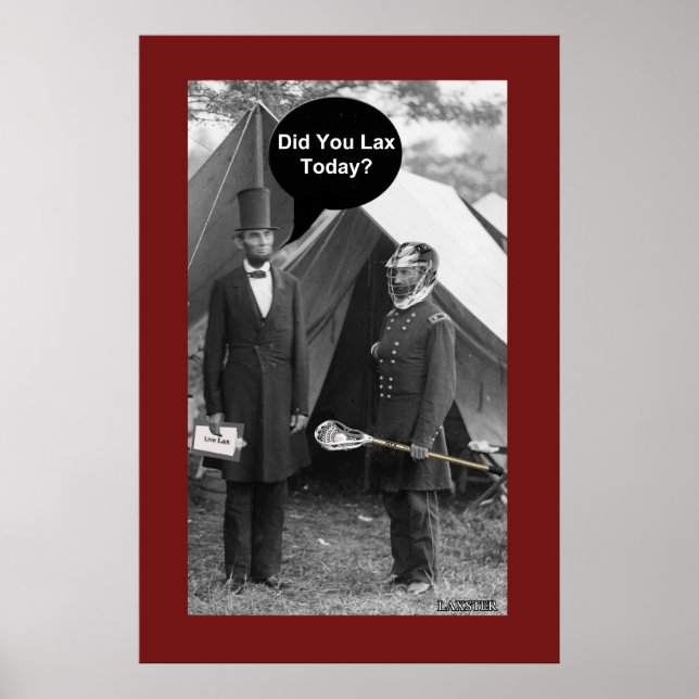 Laxade du idag? poster (Framsidan)