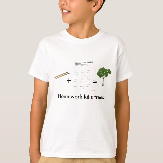 Läxan dödar träd tee (Framsida)
