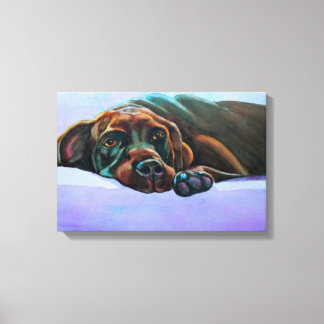 Laxat chokladlab canvastryck