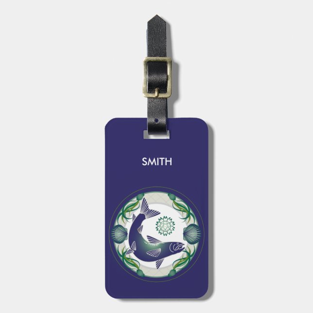 Laxbagagemärkre Bagagebricka (Vertikal Framsida)