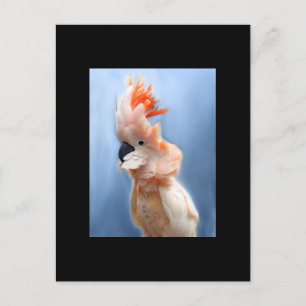 Laxbestulet Cockatoo ACEO Art Trading Card Vykort