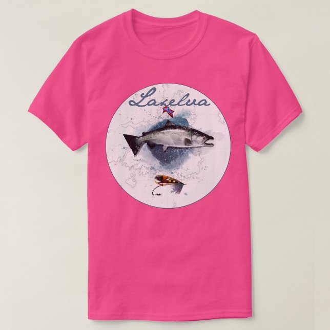 Laxelva-Norge T Shirt (Design framsida)