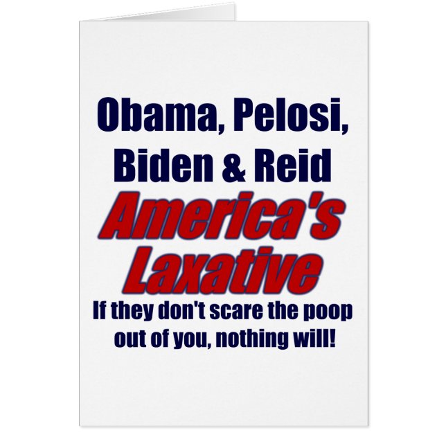 Laxerande Amerika Hälsningskort (Framsidan)