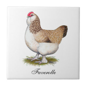 LaxFaverolle höna Kakelplatta