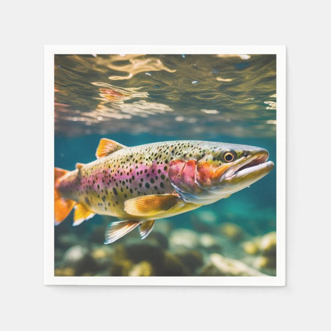 Laxfisk Pappersservett (Framsidan)