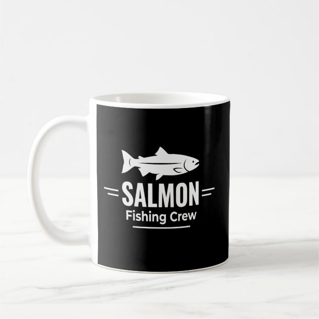 Laxfiske Crew River Hunter Kaffemugg (Vänster)