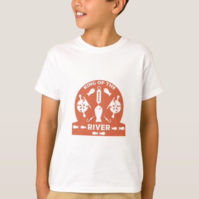 Laxfiske Kanada T Shirt (Framsida)