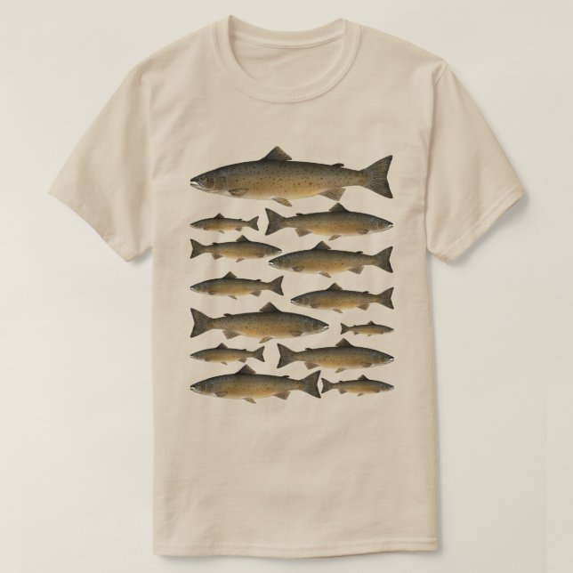 Laxfiske T Shirt (Design framsida)