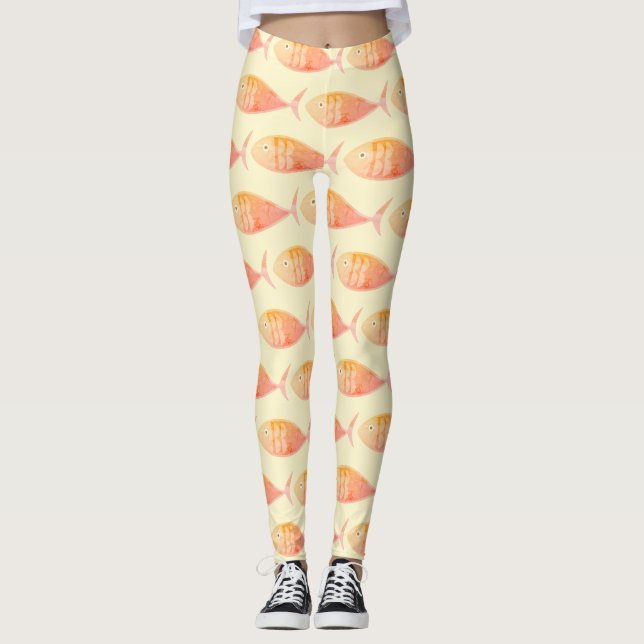 Laxfiskgrupp Leggings (Framsida)