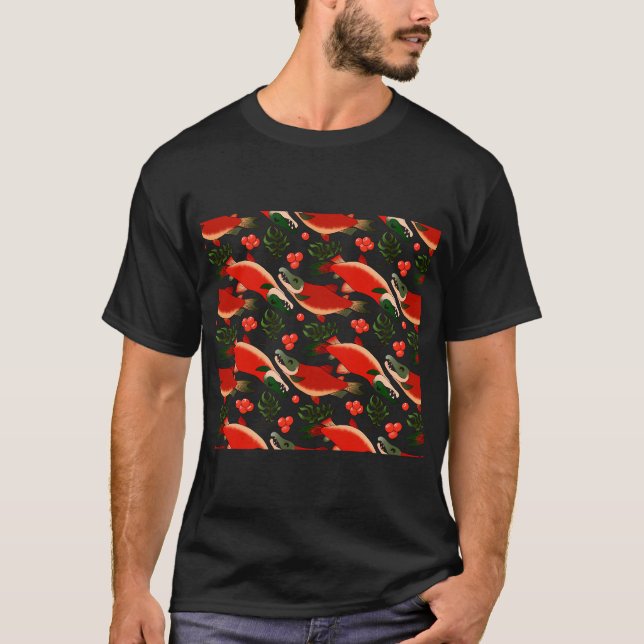 Laxrusch T Shirt (Framsida)